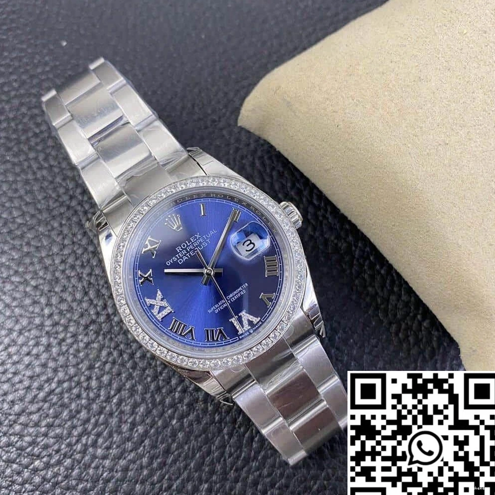 Diamond Bezel M126284RBR Factory Rolex Datejust EW 1111